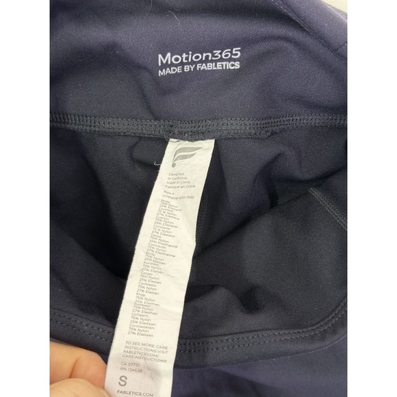 Fabletics Pants Womens Small Black Motion 365 High Waist Legging Skinny Stretch - Picture 7 of 8